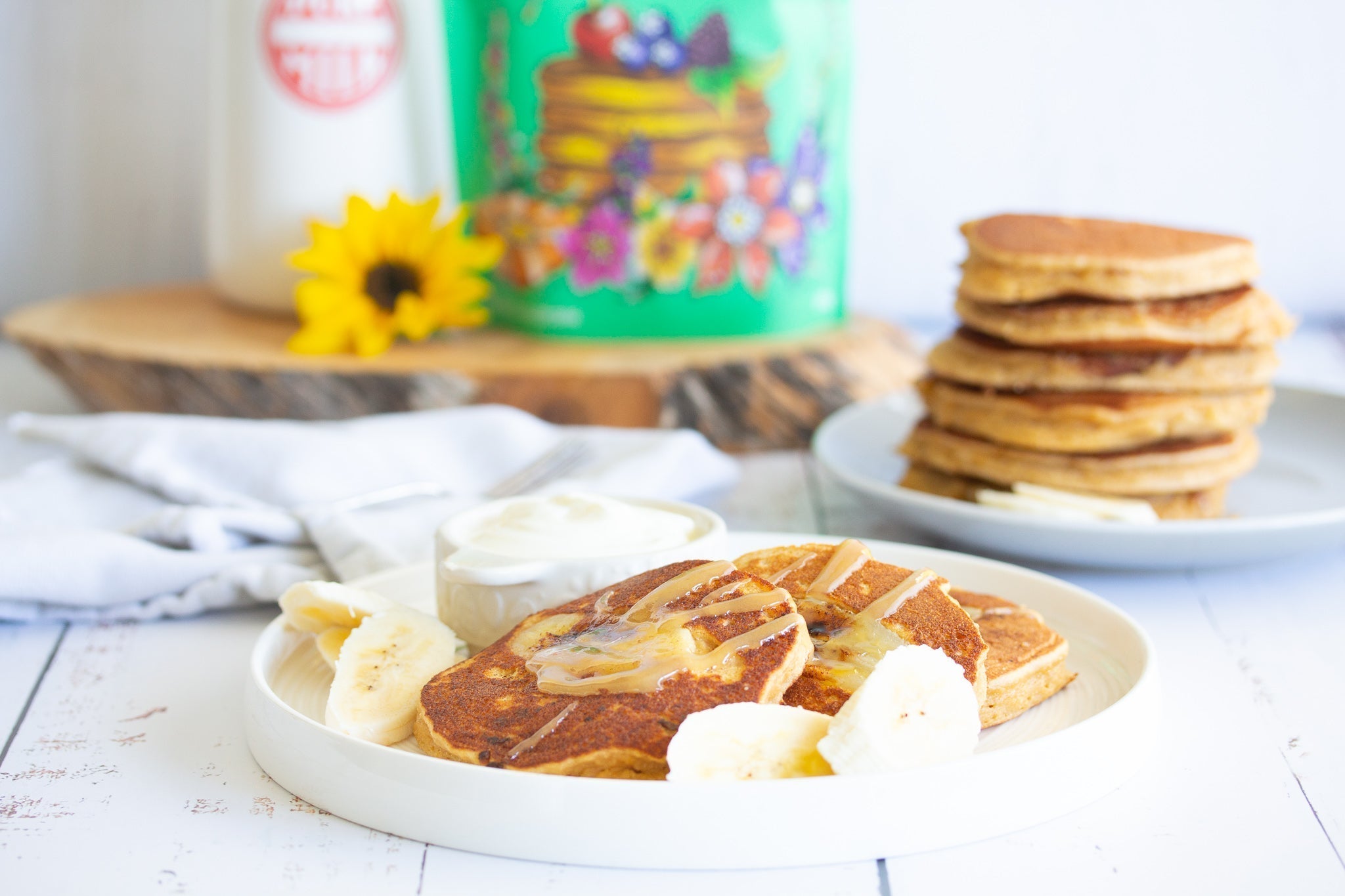 Fluffy Banana Pancakes &ndash; Food to Nourish