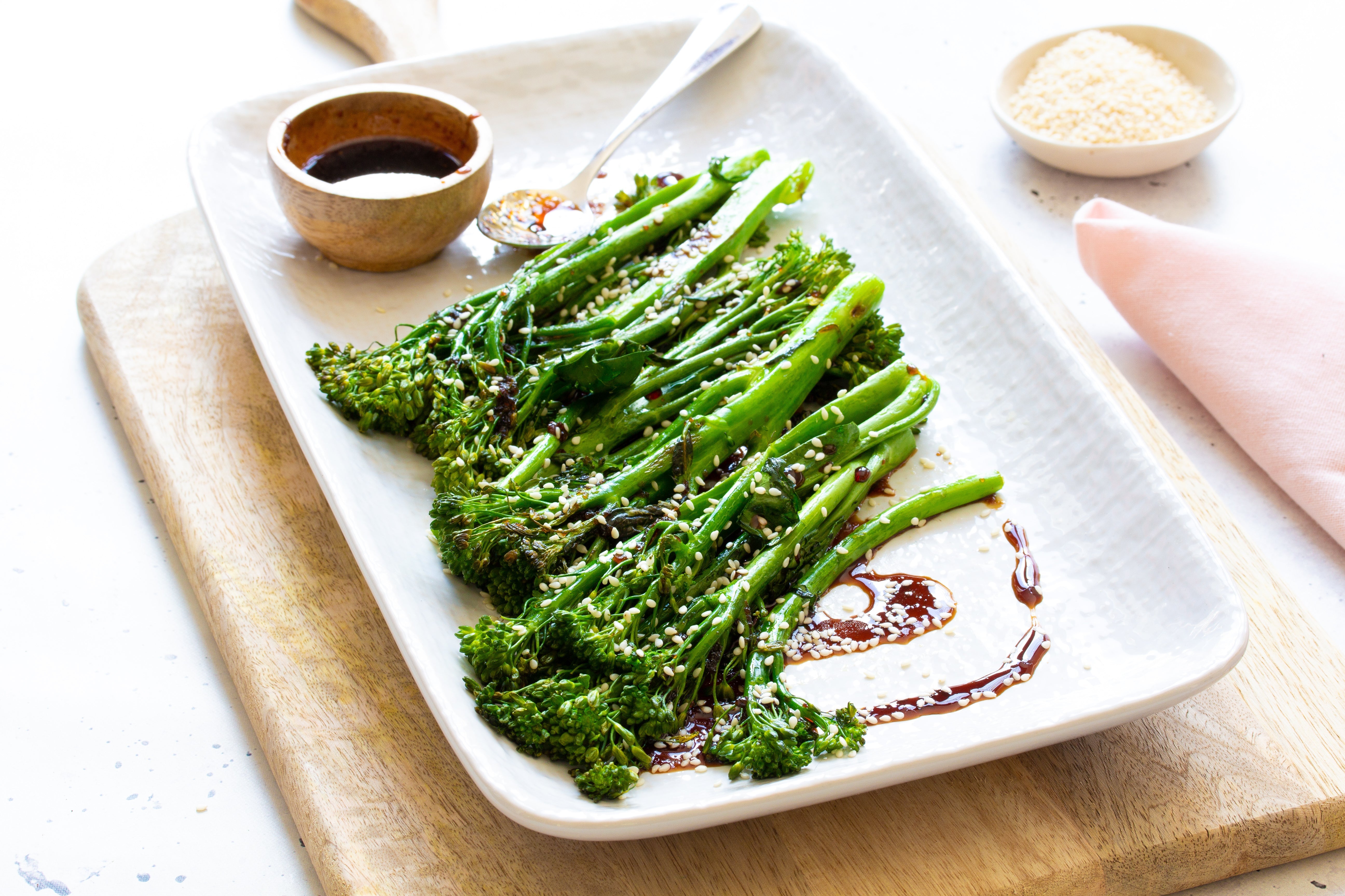 Broccoli Rabi with Teriyaki Sauce &amp; Sesame Seeds &ndash; Food to Nourish