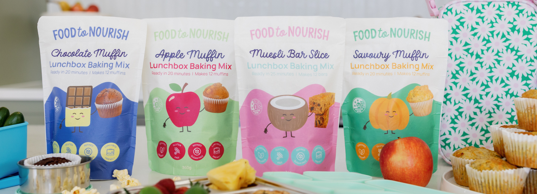 Lunchbox Baking Mixes – Food to Nourish