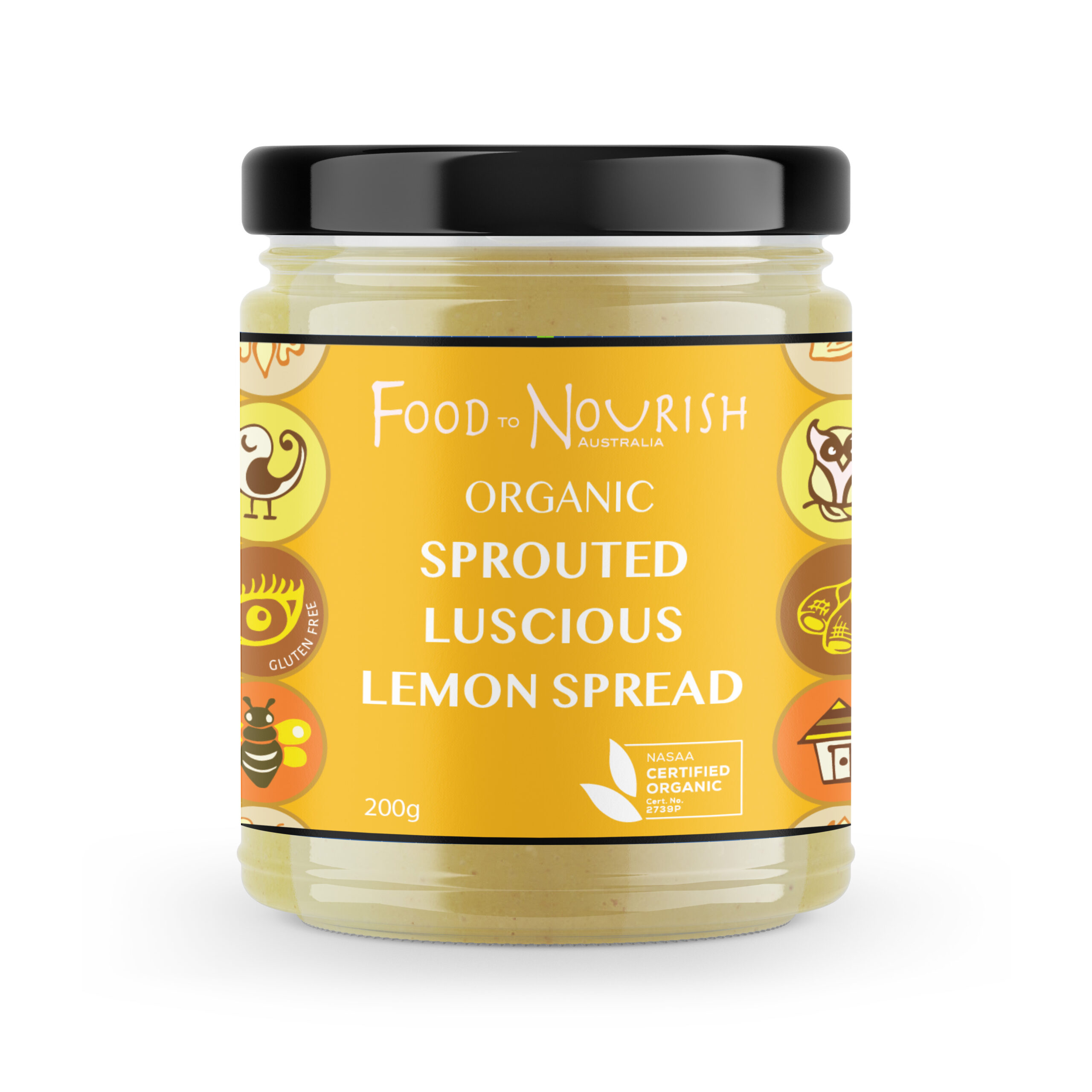 Food to Nourish Luscious Lemon Spread