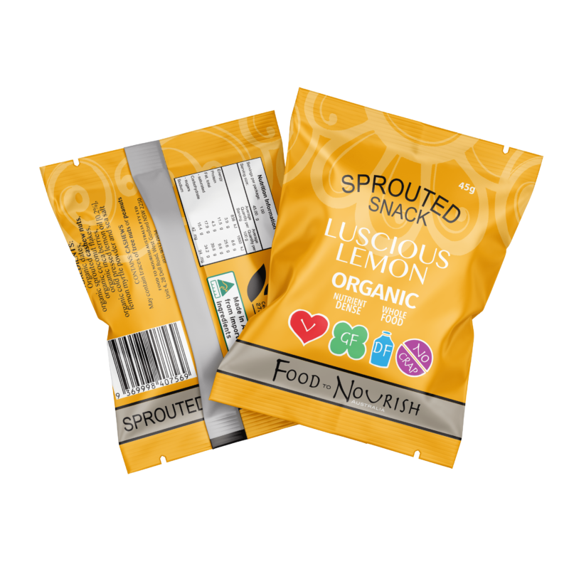 Luscious Lemon Sprouted Snack 45g
