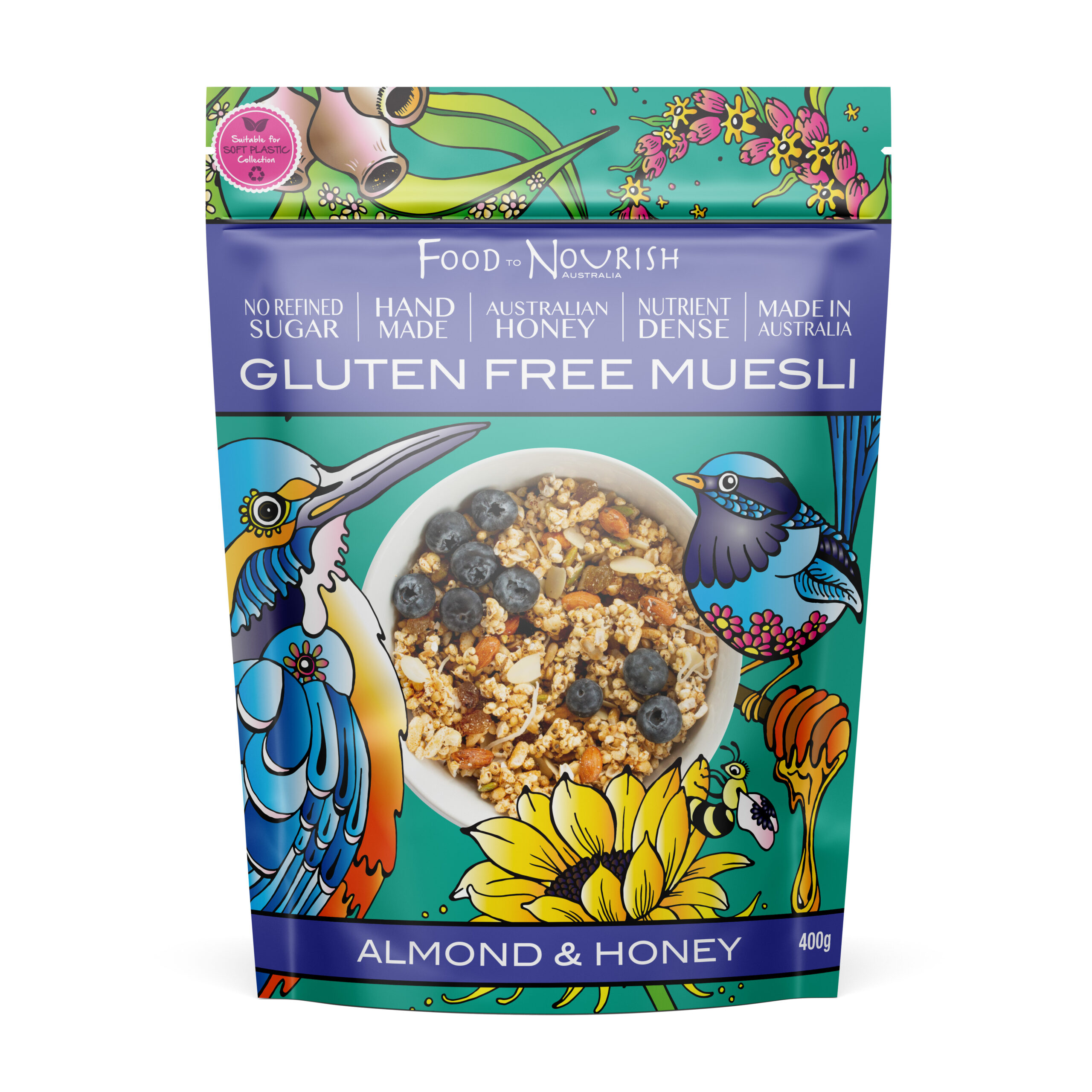 Gluten Free Muesli - Almond & Honey 400g