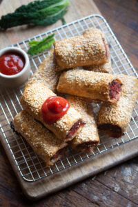 Beef and Kale Sausage Rolls