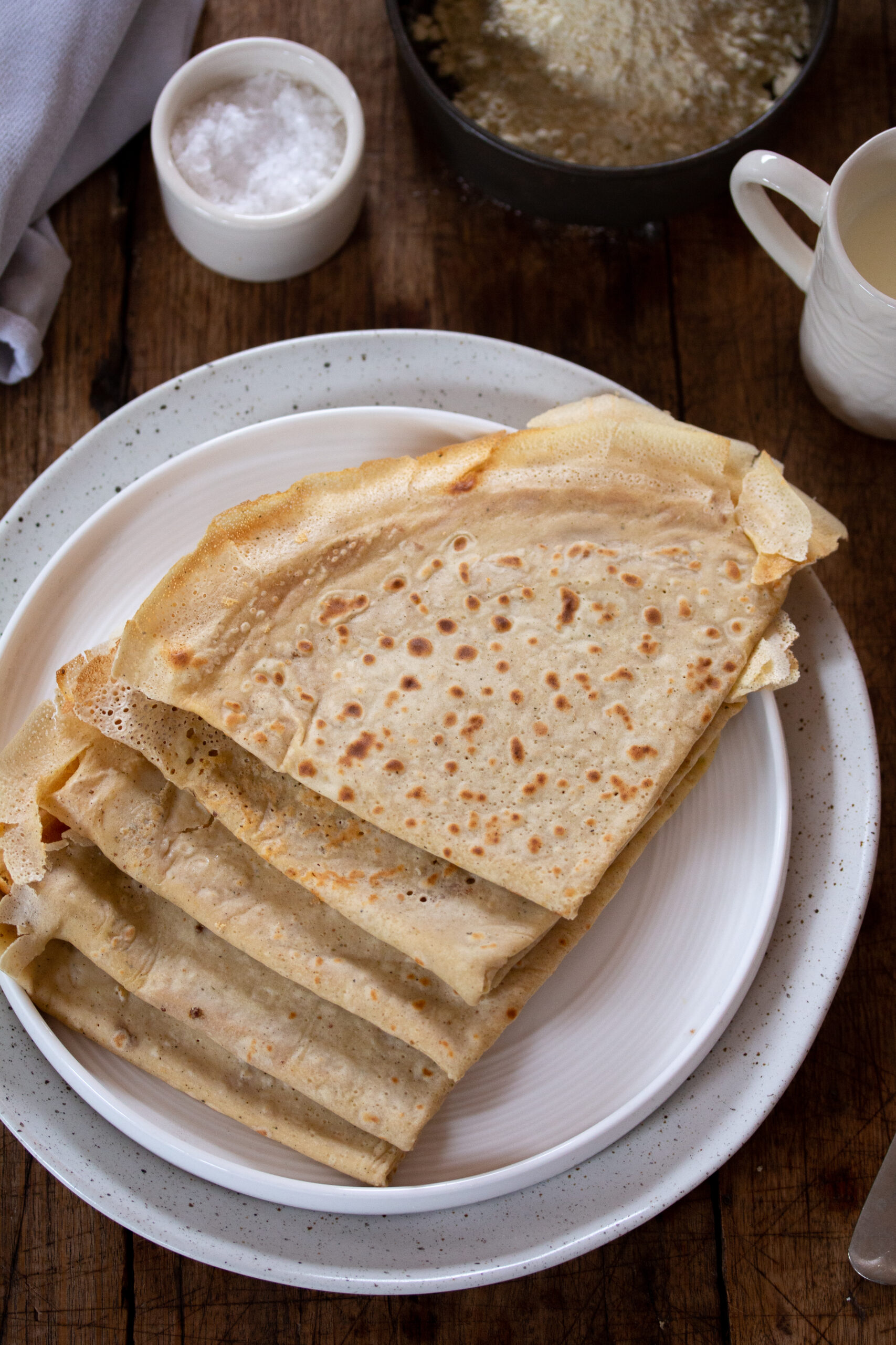 Millet and Brown Rice Crepes
